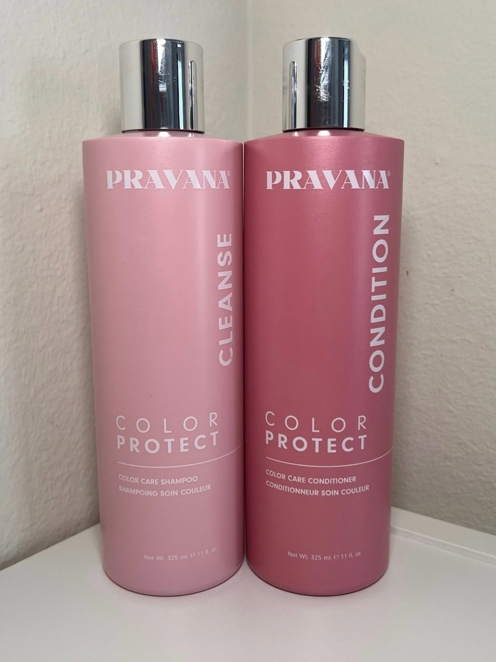 PRAVANA Color Protect Pink Shampoo & Conditioner